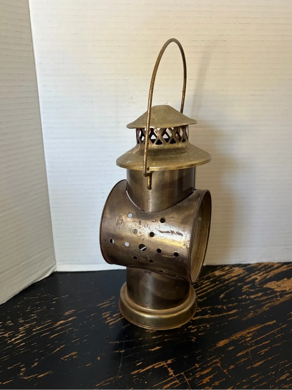 Brass Vintage DIETZ ORIENT MOTOR LAMP